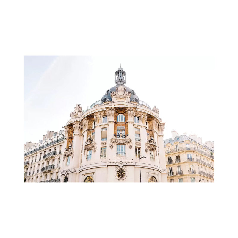 Paris Architecture II by Bethany Young - Print on Canvas, 101.6cm H x 152.4cm W x 3.81cm D, Wrapped Canvas