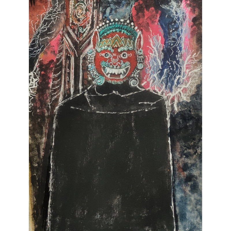 La fin est le début | Acrylique sur toile | Par Chetan Gautam