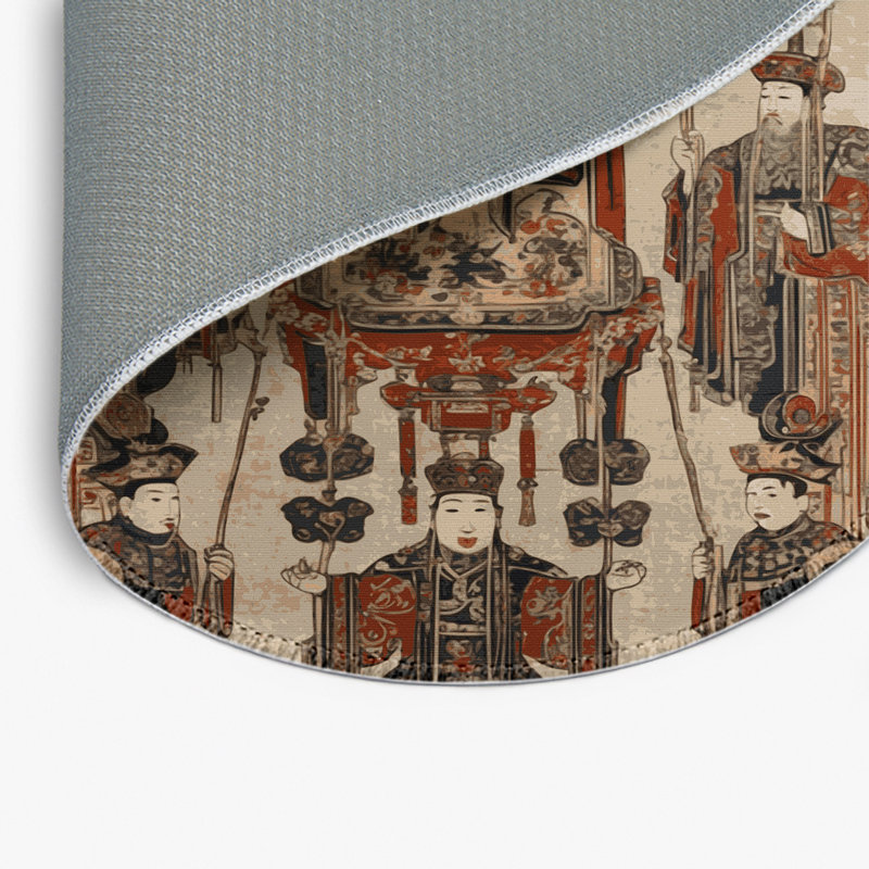 Tapis intérieur et extérieur ArtDeco, Rond 5 pi