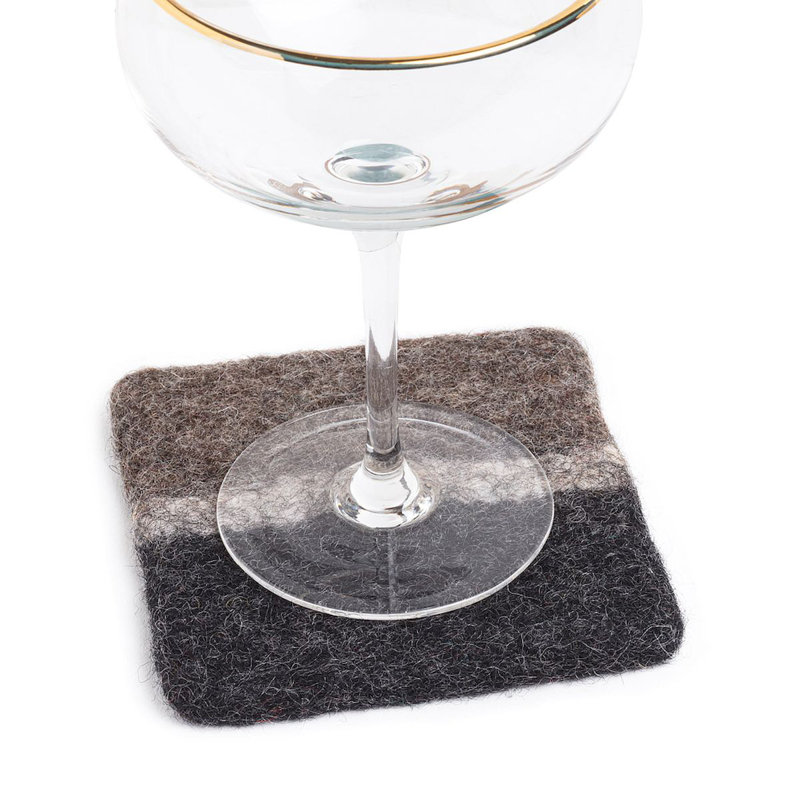 Sous-verre, Noir / brun / gris