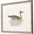 Bean Goose Silver Framed Print Wall Art