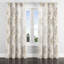 Rideaux en velours Modern - rideau à motif floral à motif cachemire beige scandinave - 1 panneau-959149060-959149057