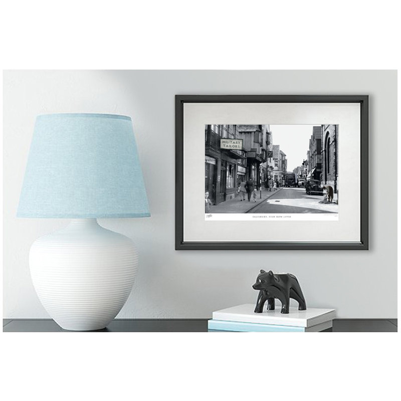 Salisbury, Fish Row C1950 - Single Picture Frame Print, 28cm H x 36cm W x 2.3cm D