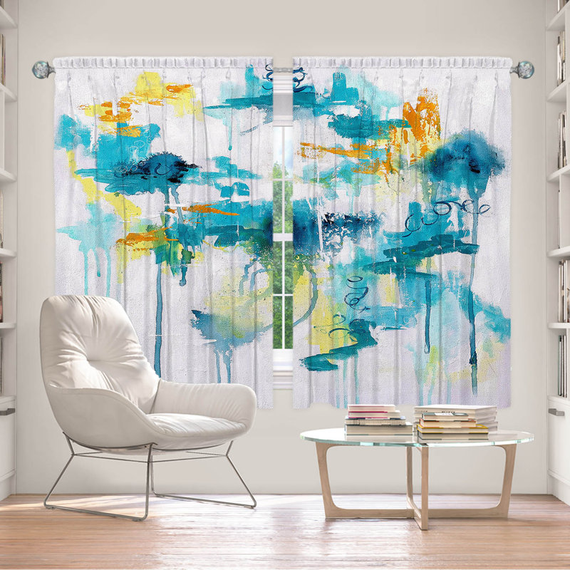 Gabryl Room Darkening Curtain Pair, 56" W x 78" L