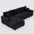114.5'' Corduroy Couch With 2 Pillows Oversized Sofa L Shaped Sectional Couch With Reversible Chaise With Two Armrests Hidden Storage Space Sectional Couches For Living Room-648161345