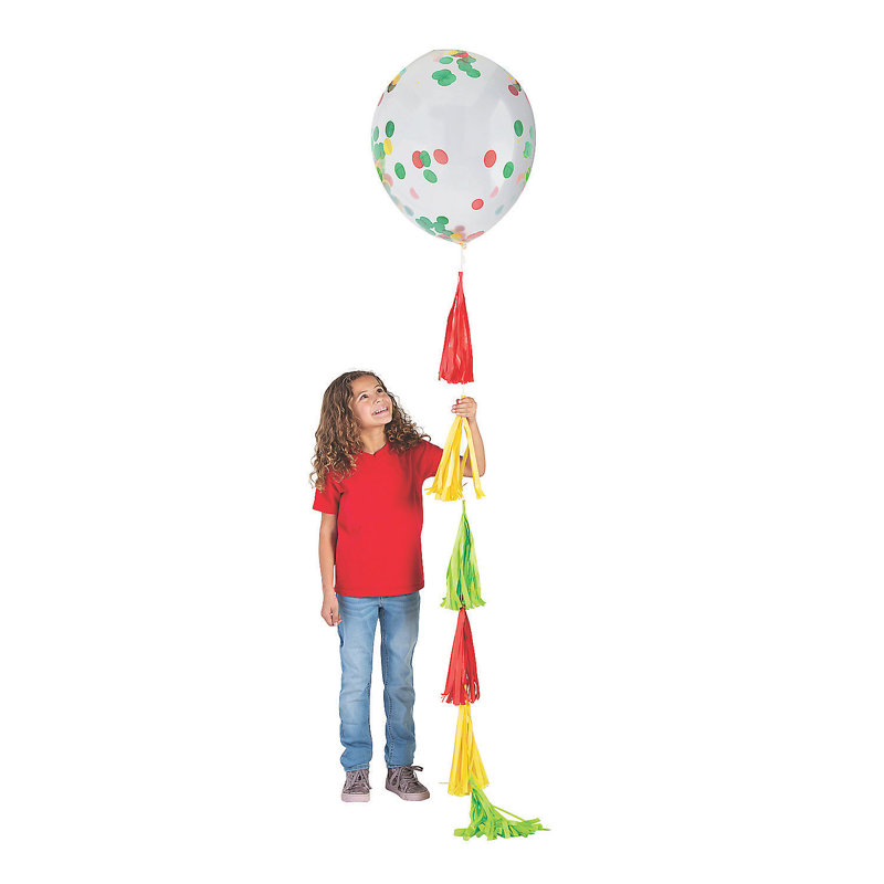 Owsley 2 Piece Disposable Paper Plastic Latex No Holiday Balloon Disposable Party Supplies for Guests
