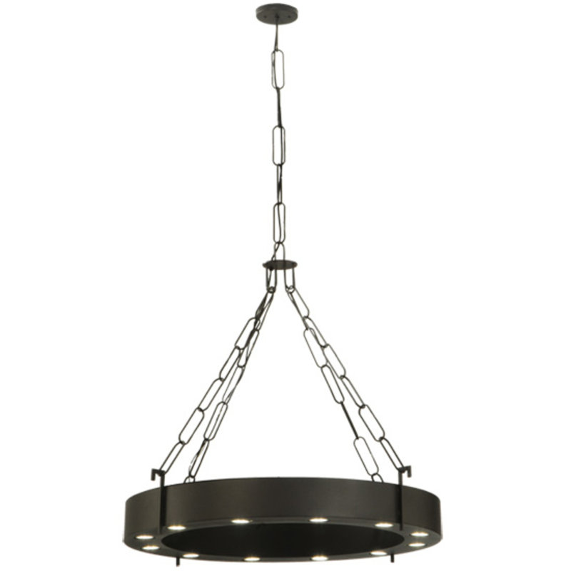 Danicia 12 - Light Wagon Wheel Chandelier