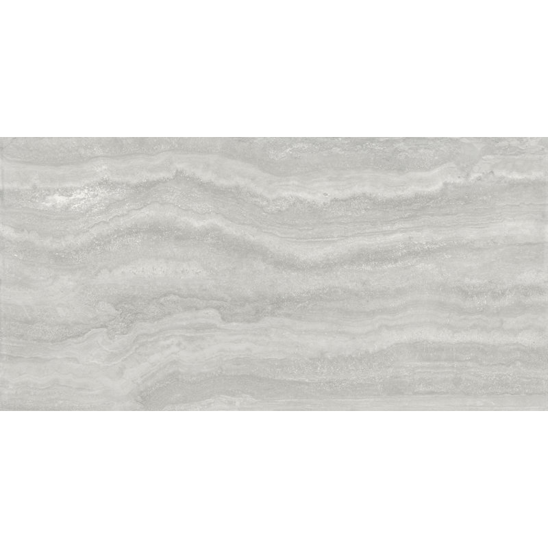 Carrelage mural en porcelaine 12 po x 24 po Travertino, gris