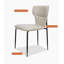 Chaise de salle à manger en cuir italien-638230491
