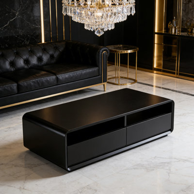 Table basse de luxe avec tiroir silencieux