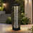 Fuji Solar Powered Wicker Integrated LED Outdoor Floor Lamp