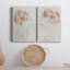 Fashion Floral Silhouette I - Ensemble de 2 peintures sur toiles-1739428861-1739428860