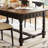 French Retro Solid Oak Dining Table-24905070