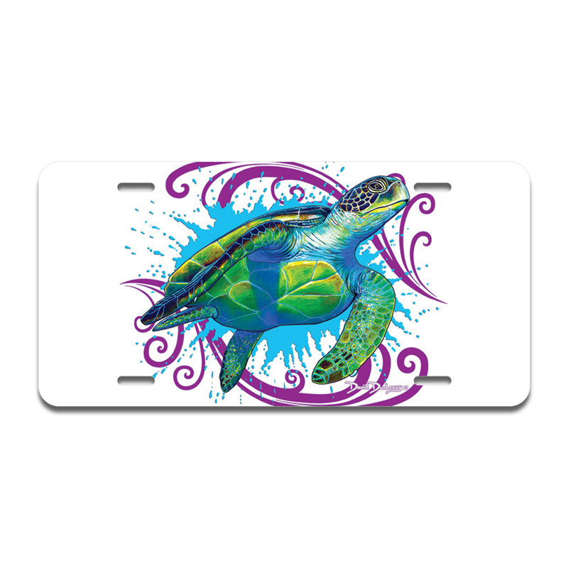 Cadre en aluminium Sea Turtle Splash