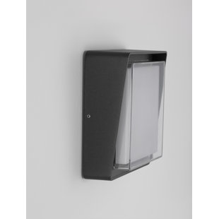 Black Integrated LED Outdoor Flush Mount