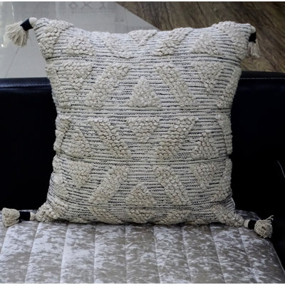Bhawna's Fusion Cotton Blend Throw Pillow