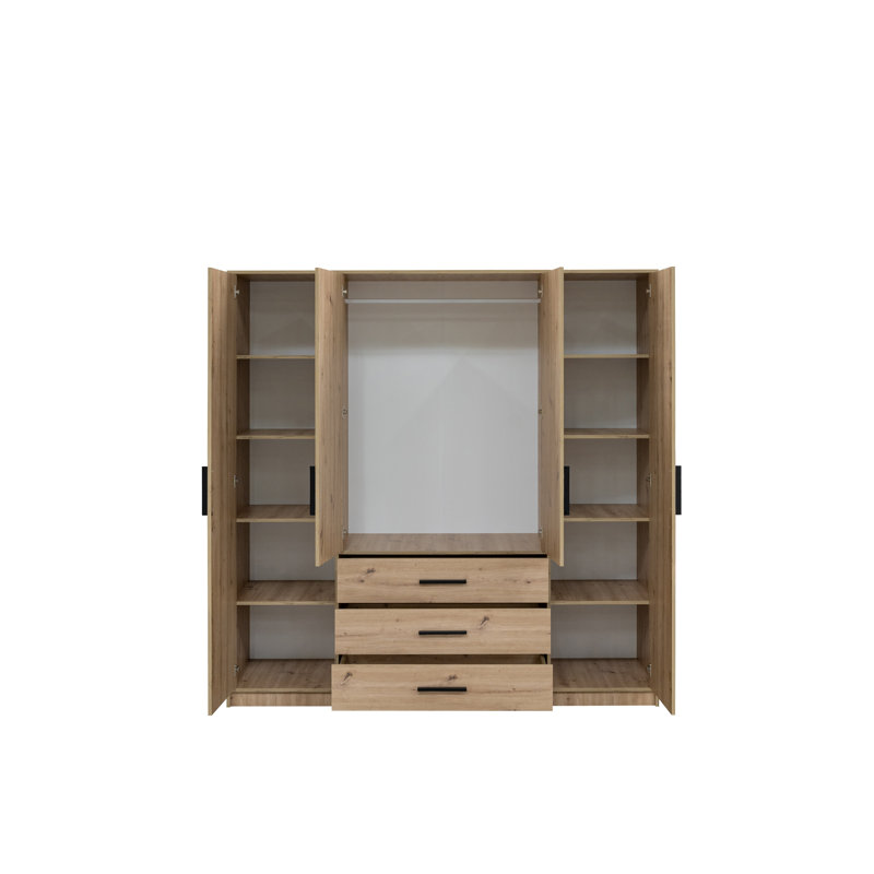 Bojan Manufactured Wood Wardrobe