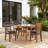 47 Inch Round Oak Finish Dining Table With Lower Shelf