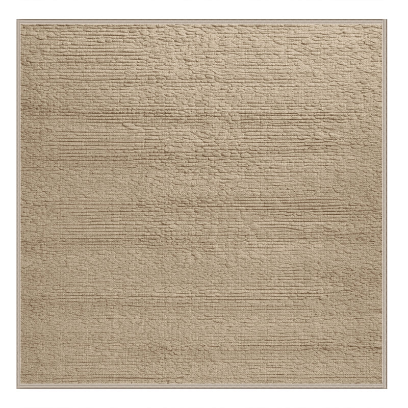 Tapis abstrait lavable à la machine, Carré 5 pi