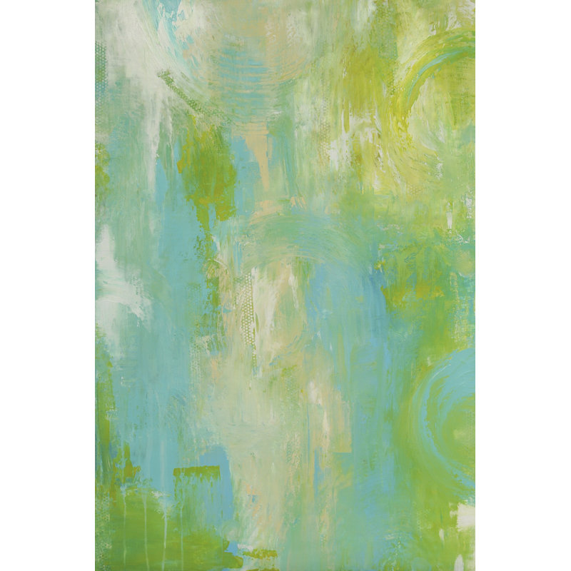 Enchanted Garden - Painting, 91cm H x 61cm W, Wrapped Canvas