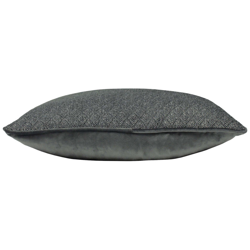 Square Throw Cushion, Grey
