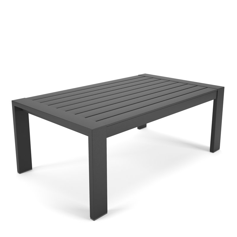 Table basse d'extérieur en métal 43 po Dulcie