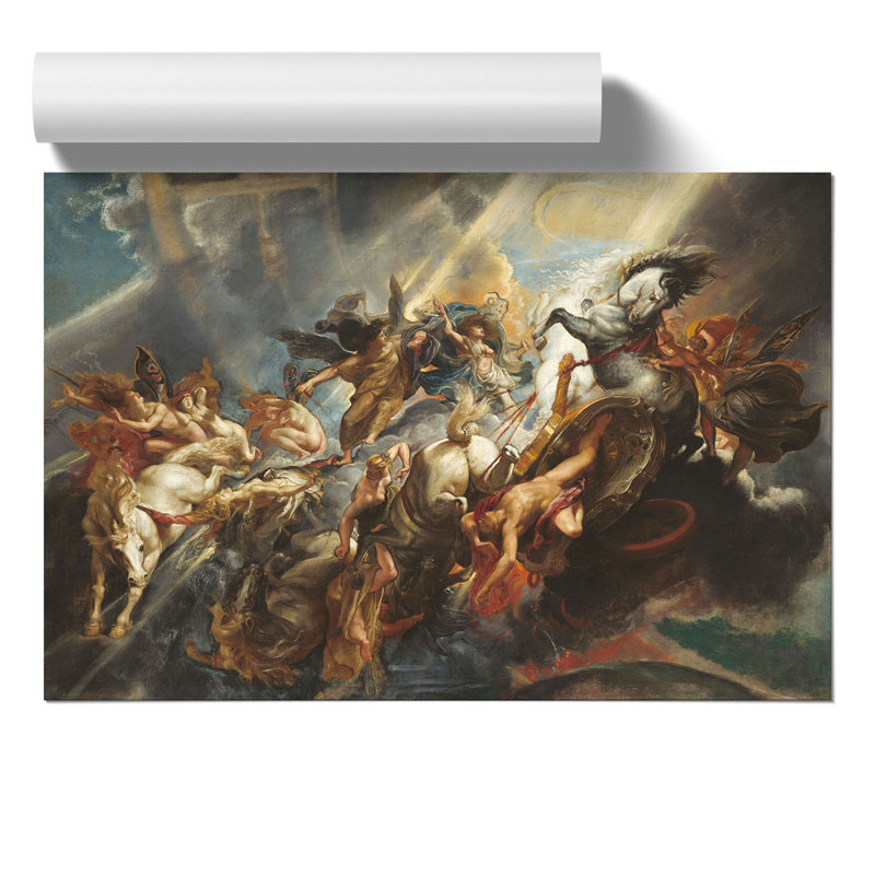The Fall Of Phaeton by Peter Paul Rubens - No Frame Painting, 42cm H x 59cm W x 0.1cm D