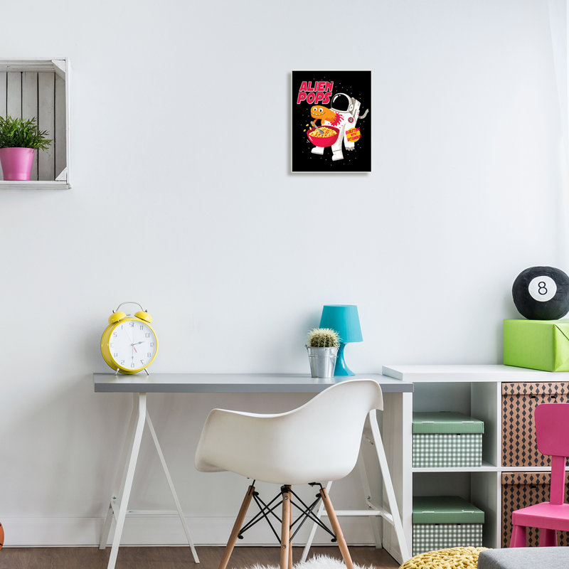 Céréales Alien Pops, Plaque murale, L 10 po x H 10 po