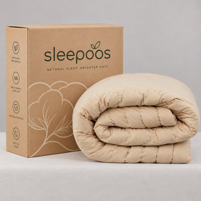 Sleepoos 100% Organic Handmade Wool Duvet