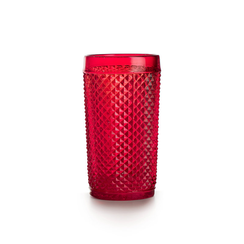 Bicos Handmade Highball Glass, Red