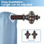 Tringle à rideaux simple ajustable Coldiron-21683755-21683762
