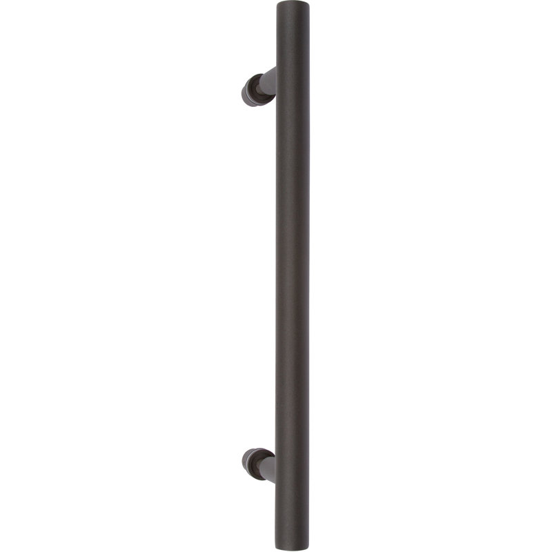 Matte Black Round Pull Handle for Barn Door