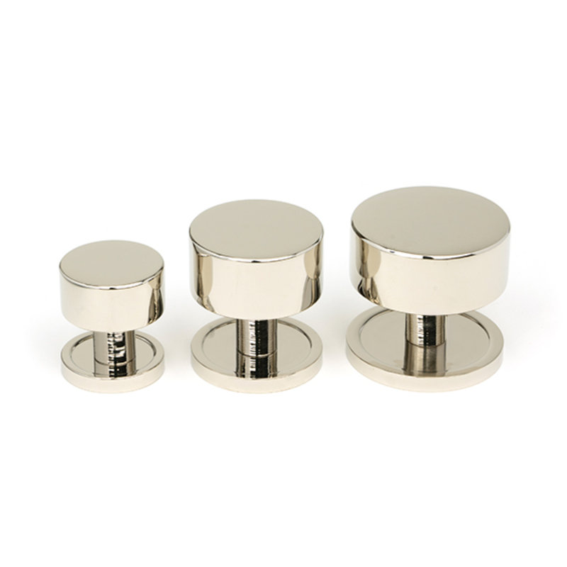 Round Knob, 2.5 cm, Polished Nickel