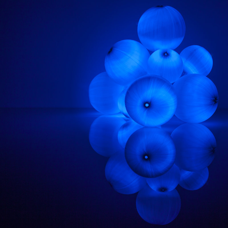 Guirlande de 72 lumières DEL 72 po, Bleu