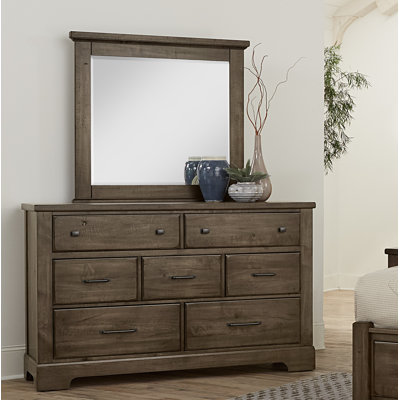 Commode double 7 tiroirs avec miroir Karina