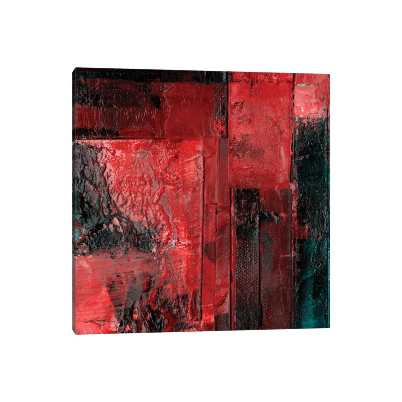 Oil Abstraction XIIIB 1 Piece Wrapped Canvas Painting, 93.98 cm H x 93.98 cm W x 1.91 cm D