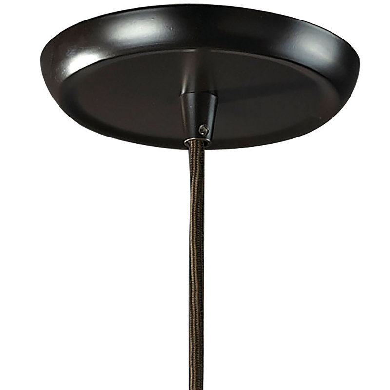 Mini-luminaire suspendu 1 lumière Menily Park 6 po - Bronze huilé