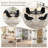 Dining Table Set Modern 5 Pcs For 4 Round Dining Room Table Set With Solid Wood Leg-772337744