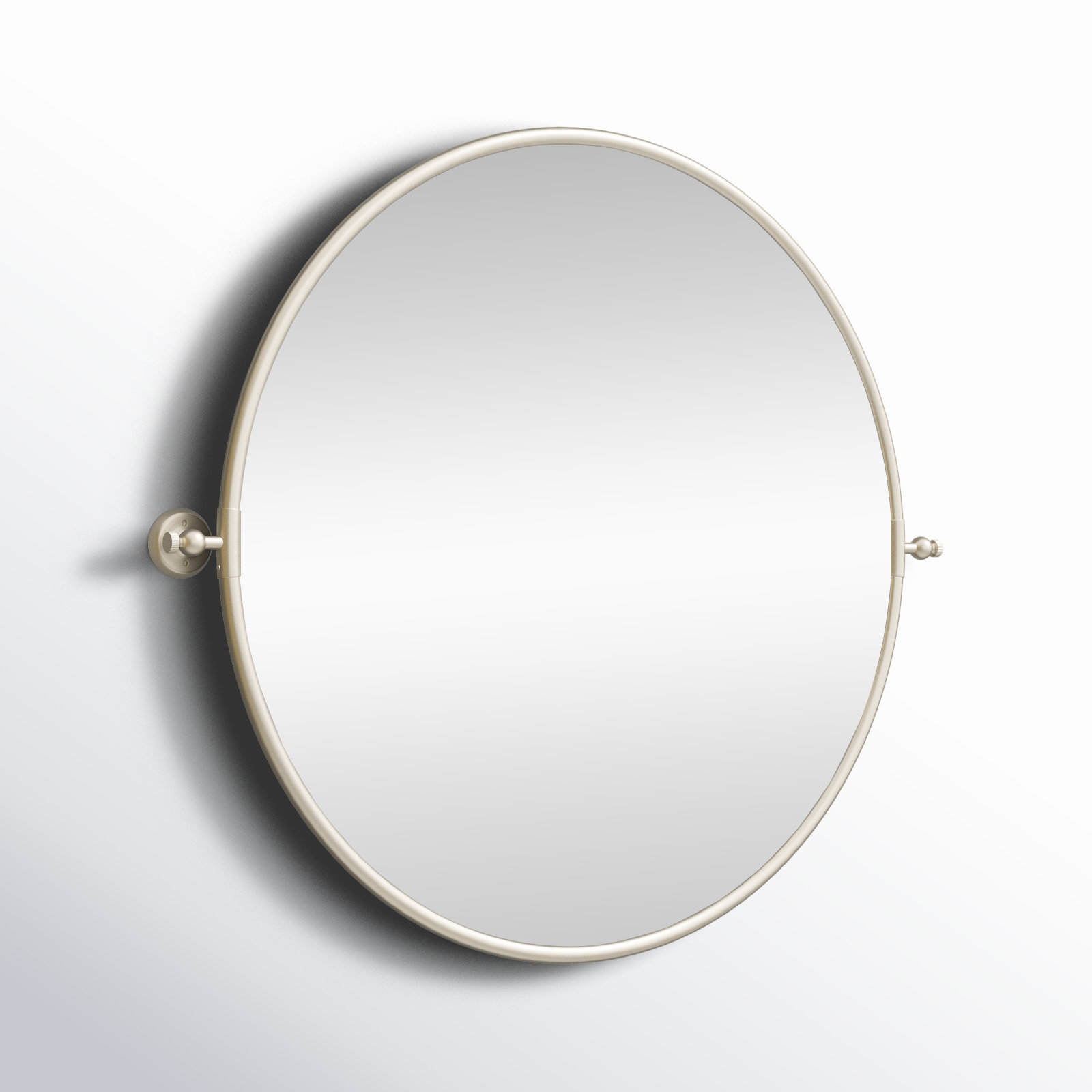 Dara Metal Mirror, 27" H x 31" W x 4" D, Iron