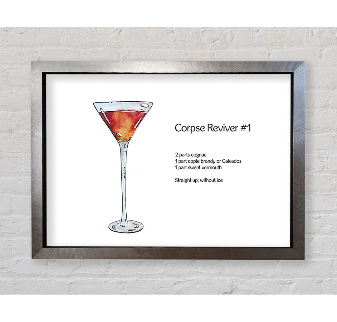 Corpse Reviver Cocktail - Einzelner Bilderrahmen Kunstdrucke