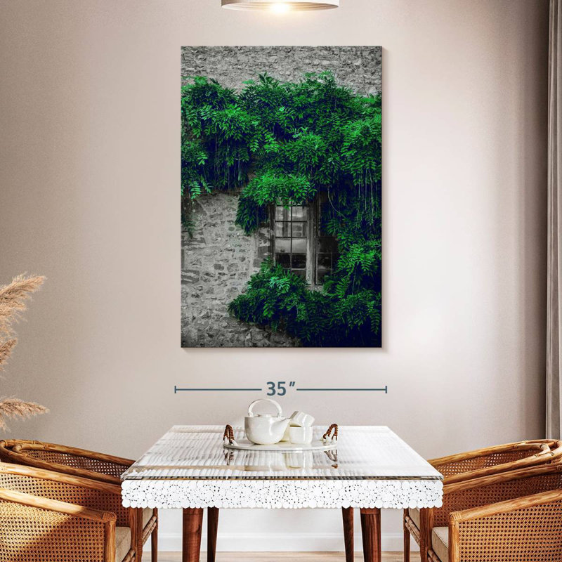Lilie Botanical Window, 51" H x 34" W