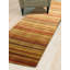 Tapis transitionnel multicolore en laine tissé à plat rouge Lush-16327794