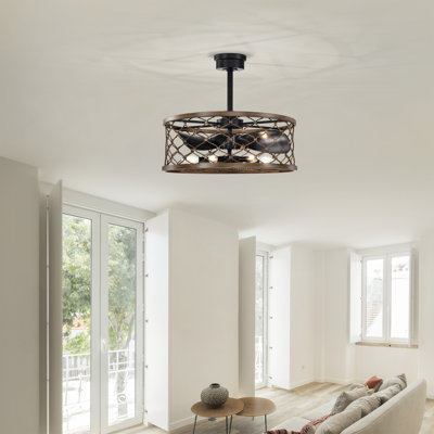 Deniz 24 Inch Modern Contem Ceiling Fan With Remote