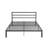 Charcoal Grey Queen Metal Bed Frame With Headboard - Modern Style, & Stable, Quiet Noise-, Easy To Assemble, Under Space, No Box Spring Required, For 8 Inch Or Thicker Mattress, 600 Lbs Capacity