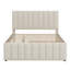 Lit plateforme tapissier avec lit gigogne et 3 tiroirs