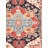 Serapi Hand-Knotted Navy/Red Wool Area Rug
