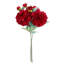 Dahlia arrangement fausses fleurs rouge-rouge (ensemble de 3)-280578490