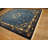 Wool Hand Knotted Pile Blue Rectangle 1920s Antique Rug