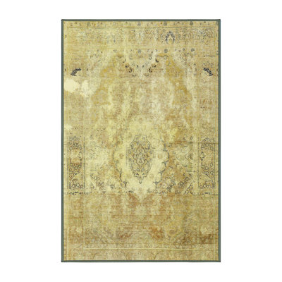 Tapis beige/gris traditionnel Rocklin
