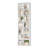 Nyajiah Cube Bookcase with Adjustable Shelves, 70.8" H x 19.6" W White Wood Modern Media & CD Storage-1892544175